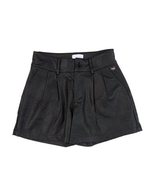 Gaudì Kid Girl Shorts & Bermuda Shorts Black Size 10 Polyurethane, Polyester