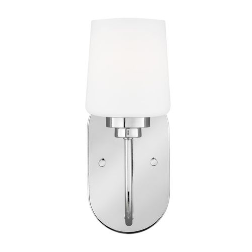 Windom 1-Light Bathroom Vanity Light Sconce in Chrome