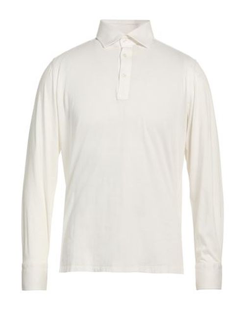Man Polo shirt White Size 17 Cotton