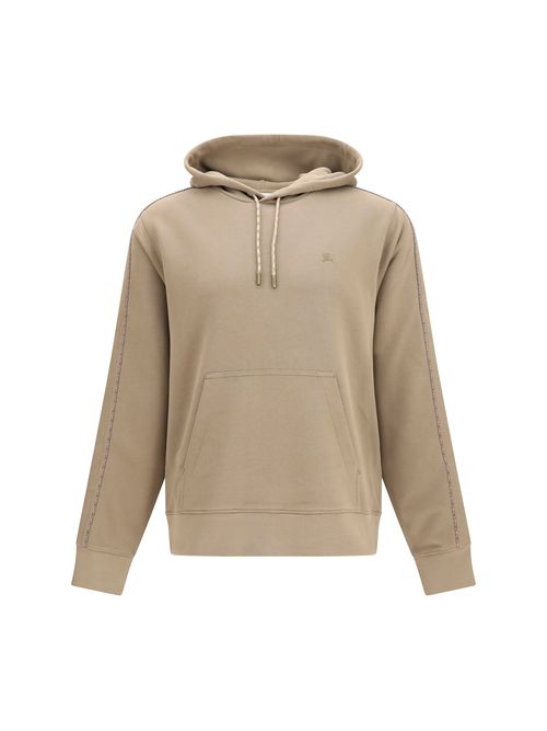 Archive Check Hoodie — Beige