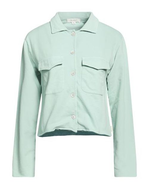 Woman Jacket Light green Size M Cotton