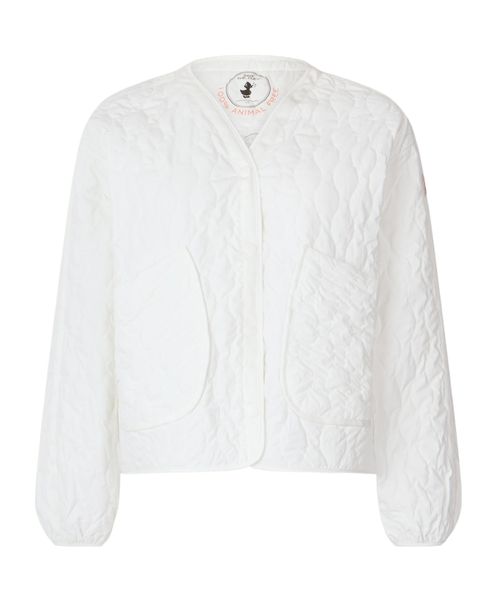 Quilted-pattern jacket