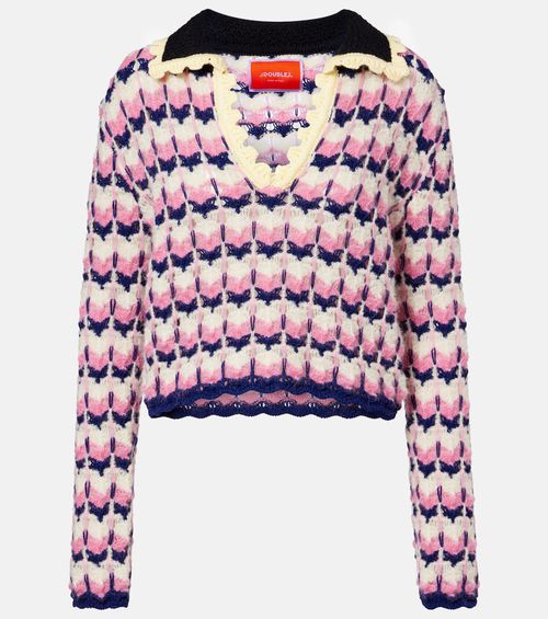 Picket wool-blend polo sweater