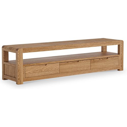 Harvey Chunky Oak 195cm TV Stand | Unit for 65" Televisions | Roseland