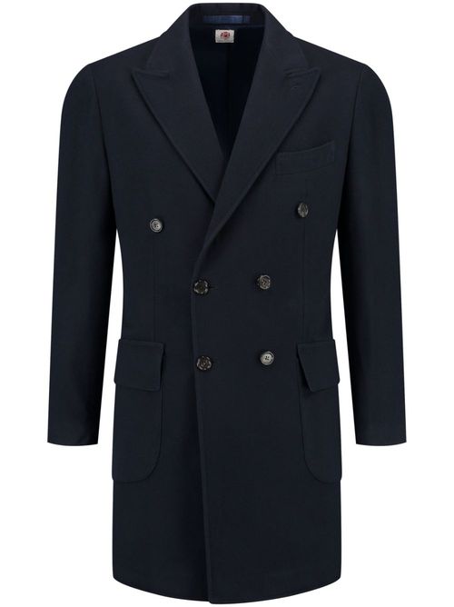 Milano double-breasted coat - Blue