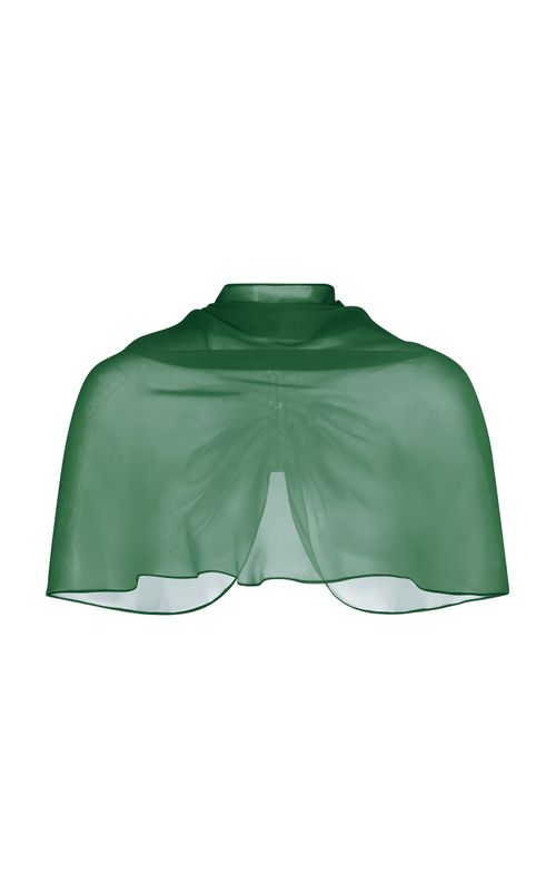 Silk Chiffon Capelet - Moda Operandi