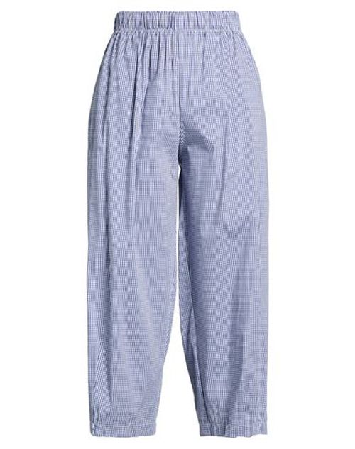Woman Pants Navy Size S Cotton, Nylon, Elastane