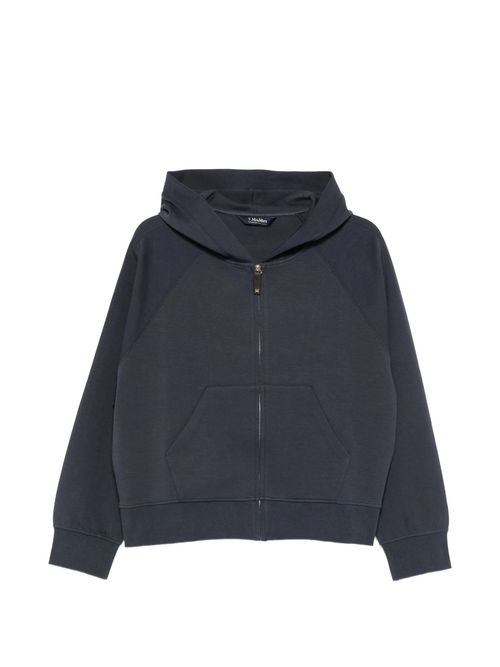 Sleek Full-Zip Hoodie with Embroidered Logo