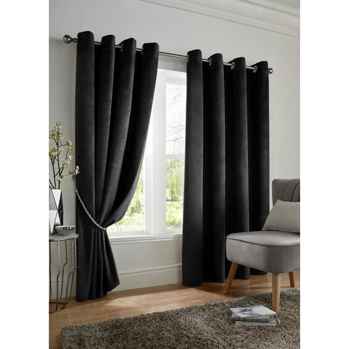 Velvet Ring Top Blackout Curtains