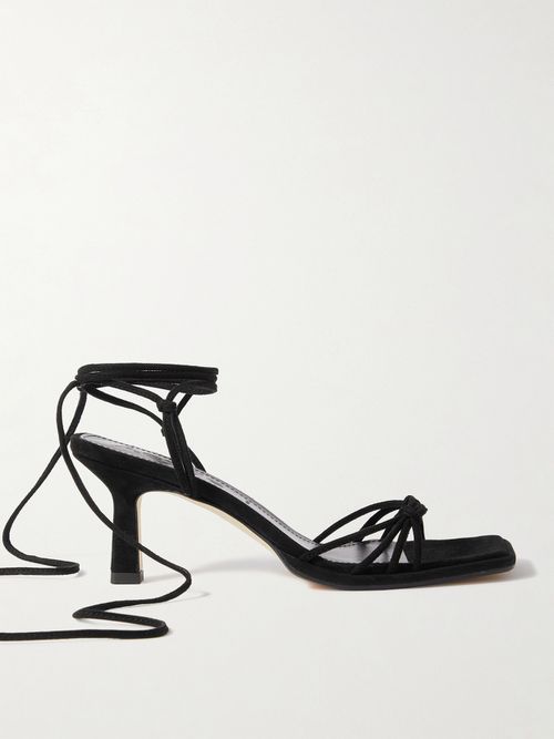 Roda Suede Sandals - Black