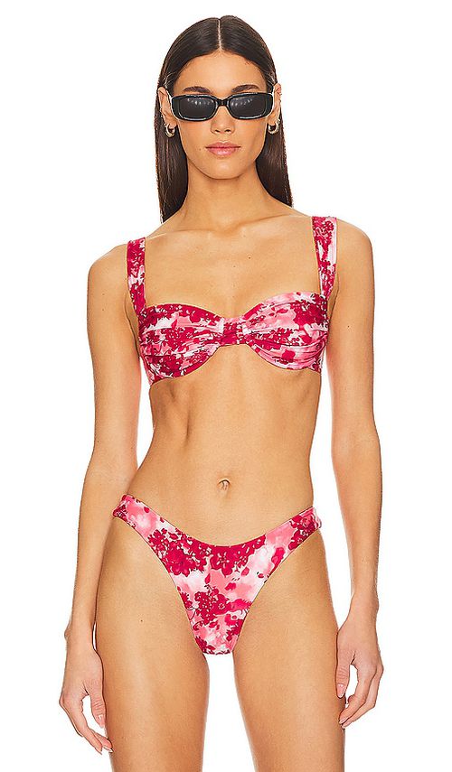 FAITHFULL THE BRAND Sol Top in Fuchsia. -  XS also in L, M