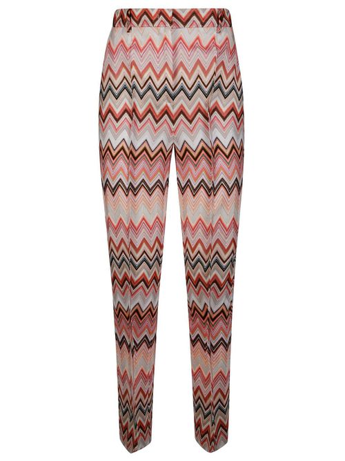Zigzag Patterned Trousers