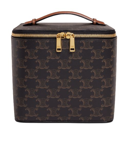 Vanity Case in Triomphe Canvas and Calfskin