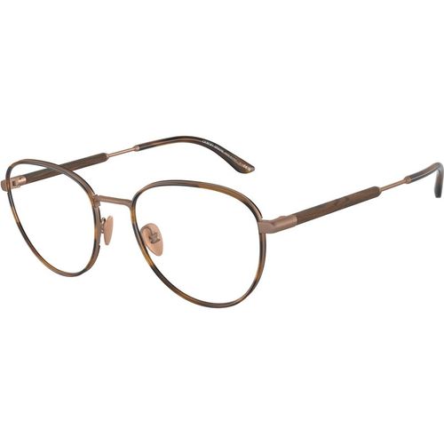 Giorgio Armani Man Giorgio Armani AR5137J 3006 Optical frames Steel Bronze Transparent Pantos Norma