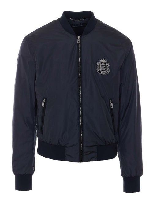 Black Jacket With Frontal Zip Closure
