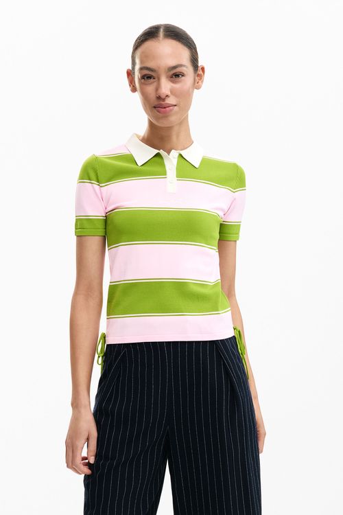 Polo shirt with tie