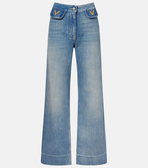 VGold mid-rise straight jeans