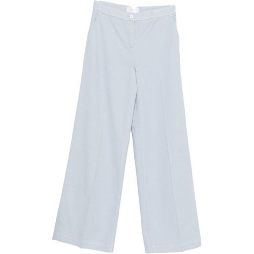 Via Masini 80 Cotton Wide Leg Trouser