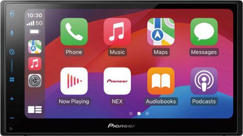 "6.8"" – Wireless Android Auto™ and Apple CarPlay® Bluetooth® Digital Media (DM) Receiver Maestro Compatible HD Radio - Black"