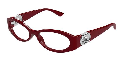 Gucci GG1693O 004 Women’s Eyeglasses Burgundy Size 52 - Blue Light Block Available