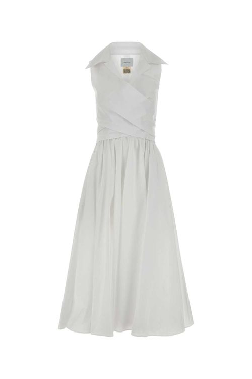 White Faille Dress