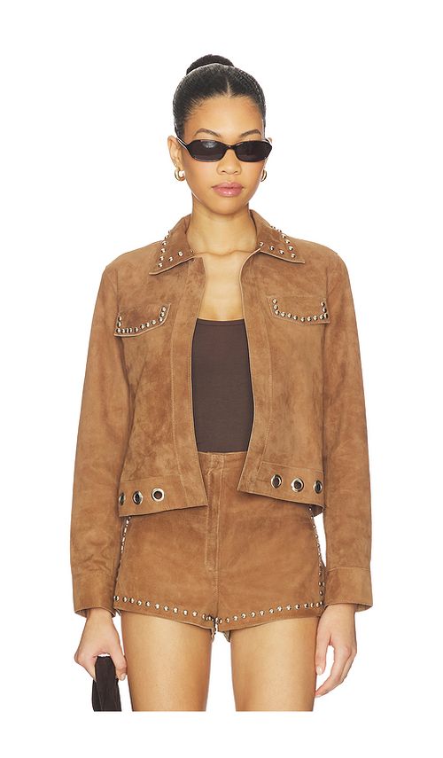 ZUT BLOUSON CALUMET en Tan. M. Also en L