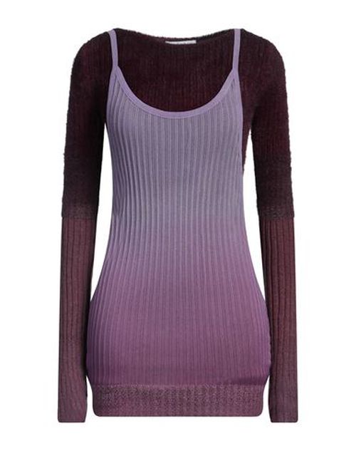 The Attico Woman Mini dress Plum Size 4 Polyamide, Mohair wool, Polyester, Wool