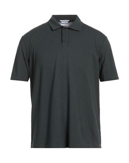Man Polo shirt Dark green Size L Cotton