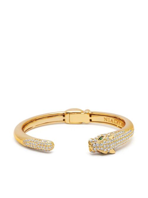Diamond gold-plated bracelet