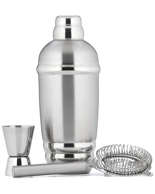 Tuscany Metal Shaker & Strainer Set