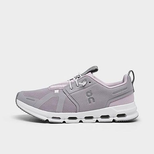 Big Kids' Cloud Sky Stretch Lace Running Shoes in Purple/Fade