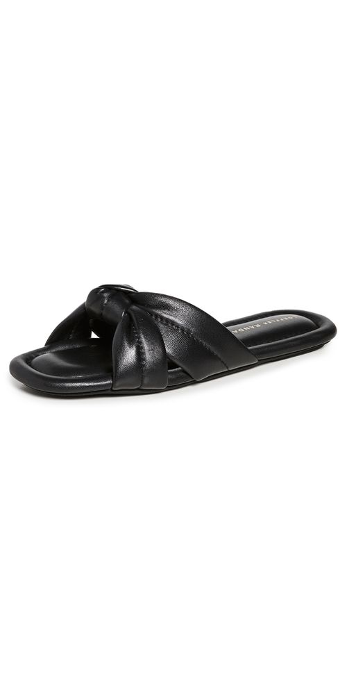 Loeffler Randall Polly Puffy Knot Sandals Black