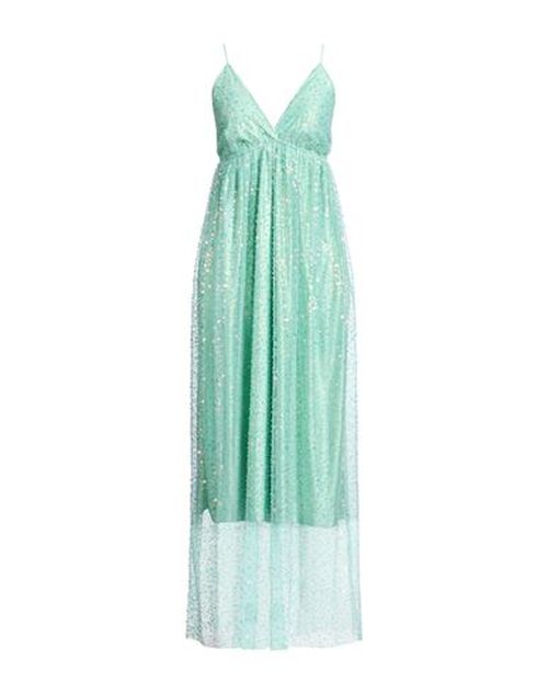 Woman Maxi dress Turquoise Size 6 Polyester
