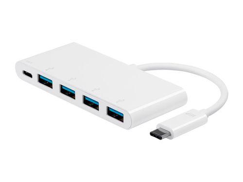 Select Series USB-C to 4x USB-A 3.0 and USB-C (F) Adapter