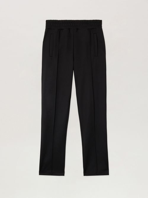 Back Curved Logo Track Pants Man  Black Off White