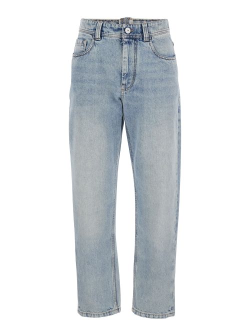 Light Blue Denim Jeans — Blue