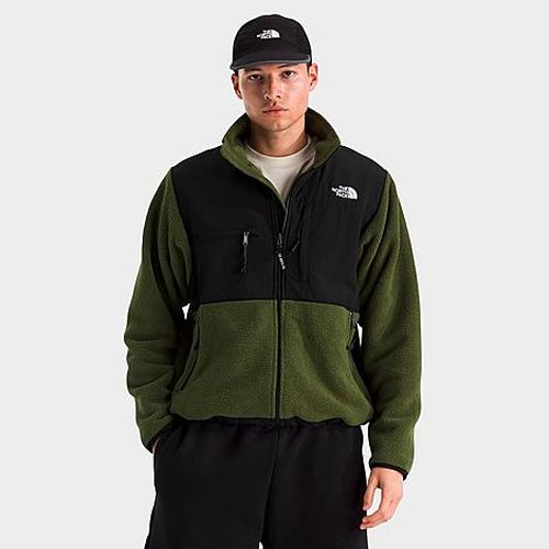 Men's Retro Denali Fleece Jacket in Woodland Green/TNF Black