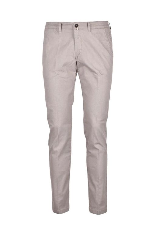 Trousers Cotton Elastane - Brown