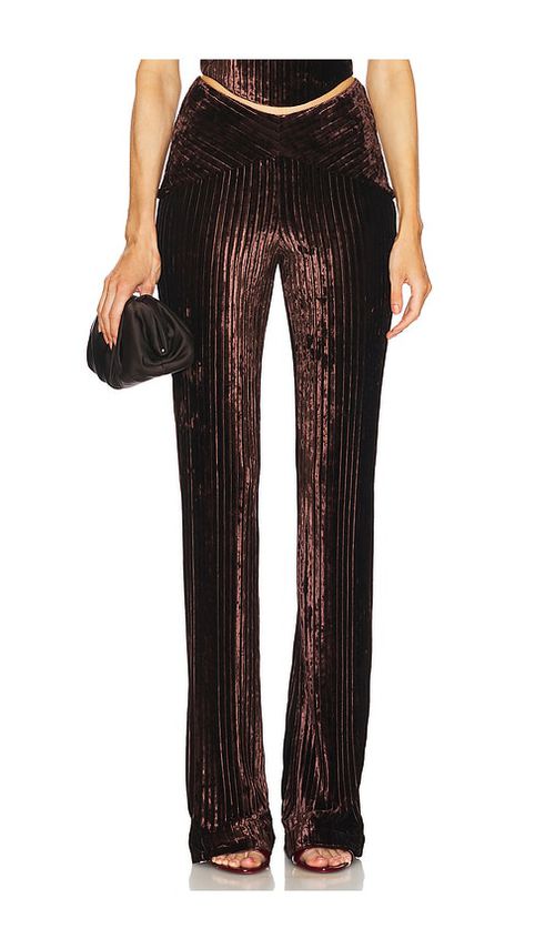 Michael Costello x REVOLVE Ryliana Pant in Chocolate. S. Also in