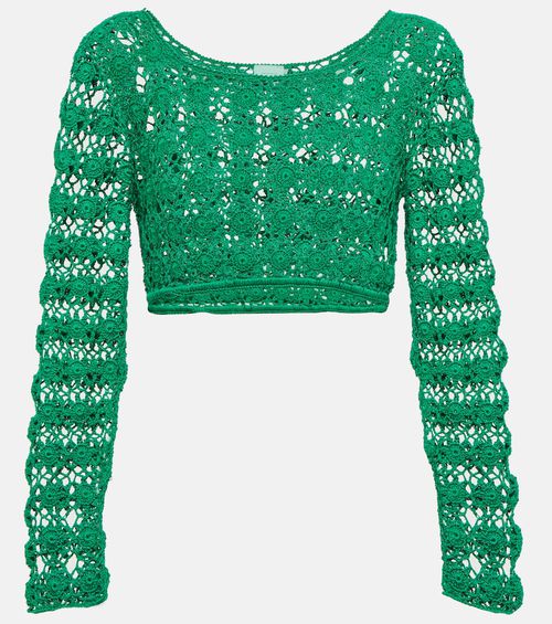 Bella crochet cotton crop top