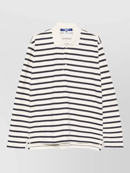 Junya Watanabe - polo shirt long sleeves ribbed cuff