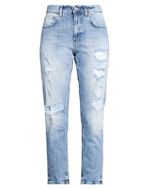 Woman Jeans Blue Size 29 Cotton, Elastane