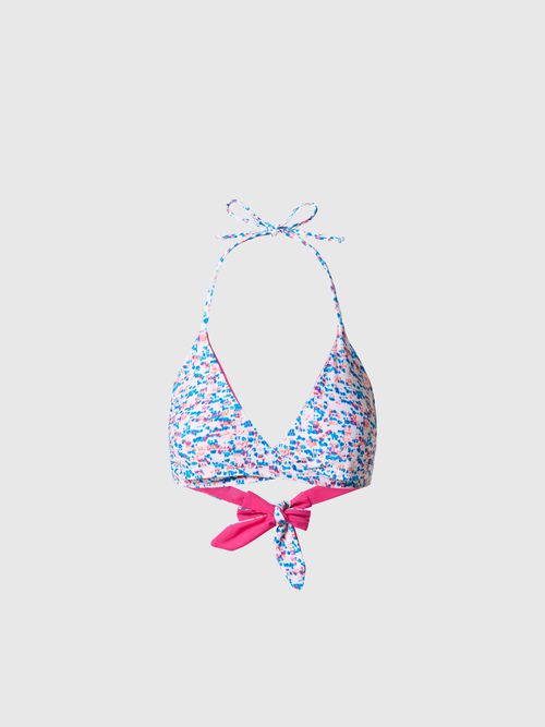 Parte de arriba de bikini reversible en V