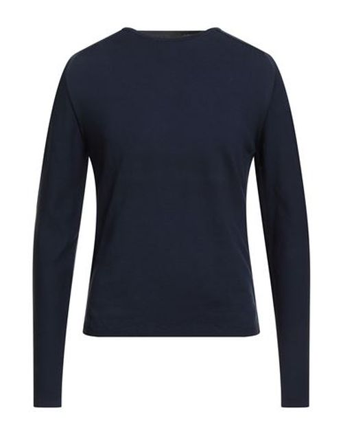 Man Sweater Midnight blue Size 36 Cotton