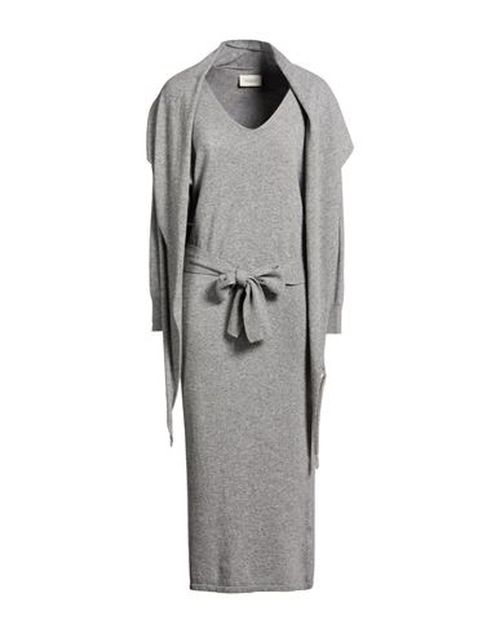 Woman Midi dress Light grey Size ONESIZE Viscose, Polyamide, Wool, Cashmere