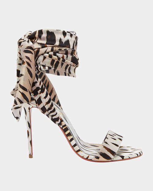 Sandale du Desert Printed Red Sole Sandals