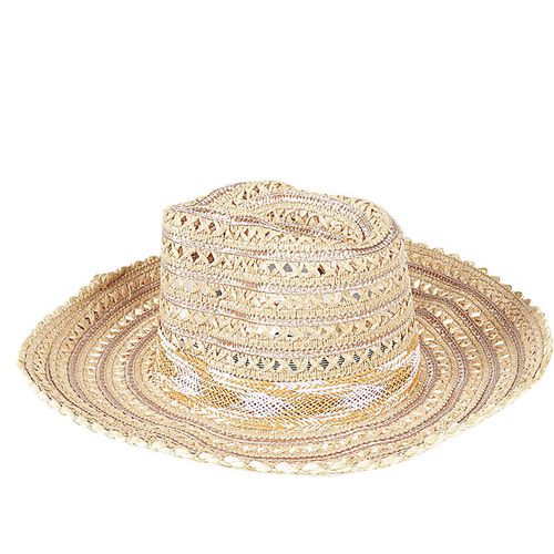 Exquisite J Raffia Sombrero Hat