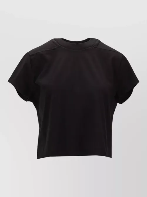 Rick Owens - cropped crew neck short sleeve top