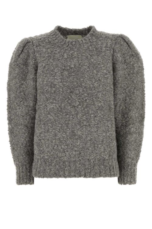 Grey Alpaca Blend Emma Sweater