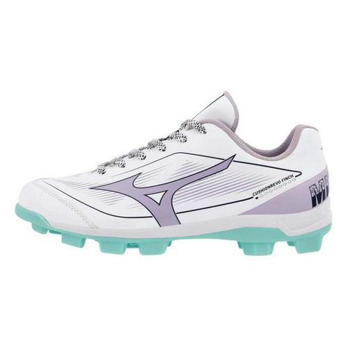 Women's CushionRevo Finch Molded Softball Cleats 6.5 White/Lavender
